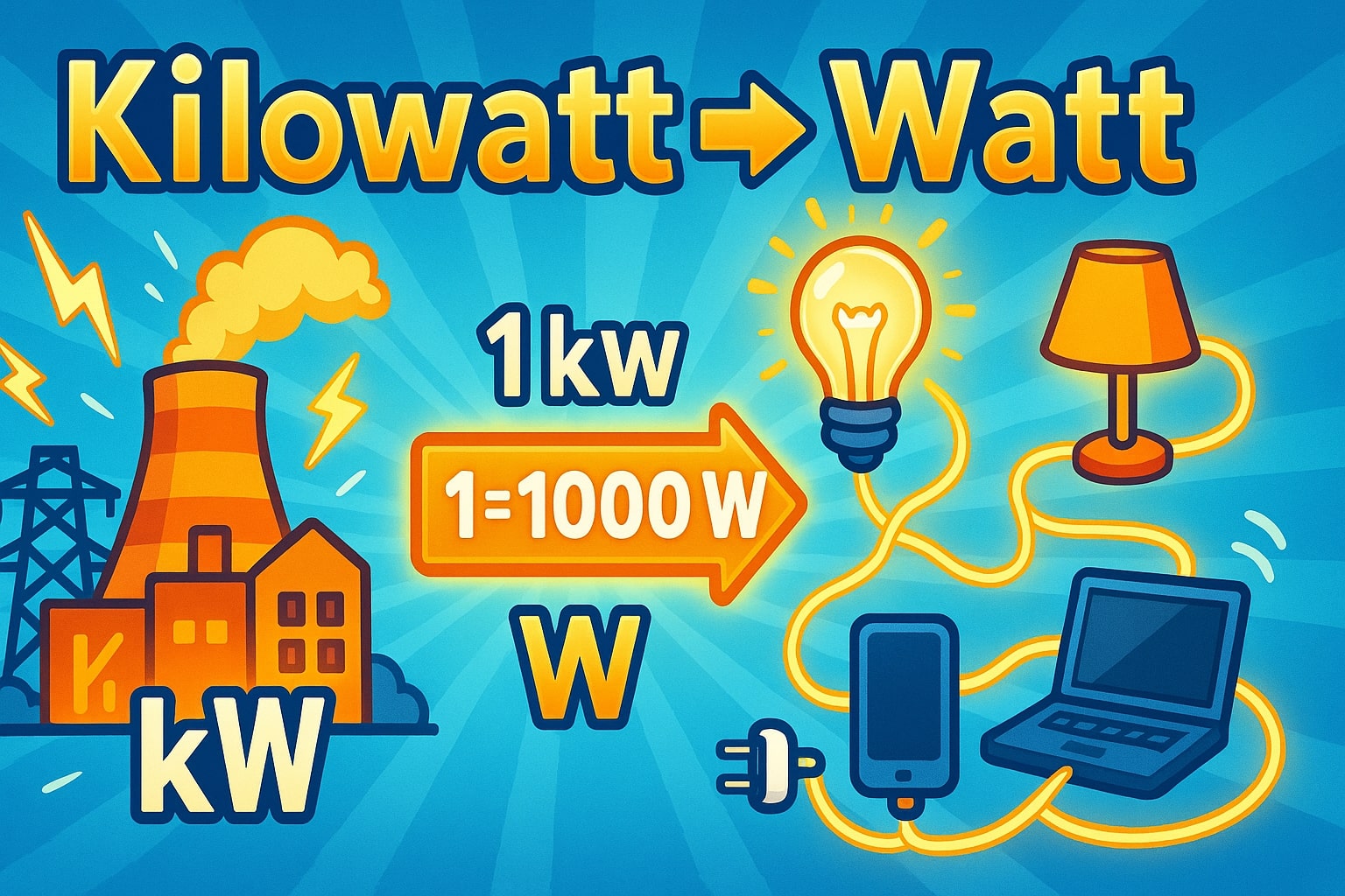 Kilowatt In Watt Rechner